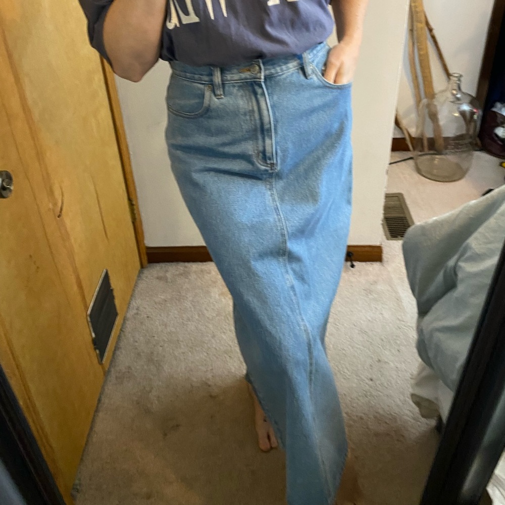 Sonoma Full Length Denim Maxi Skirt